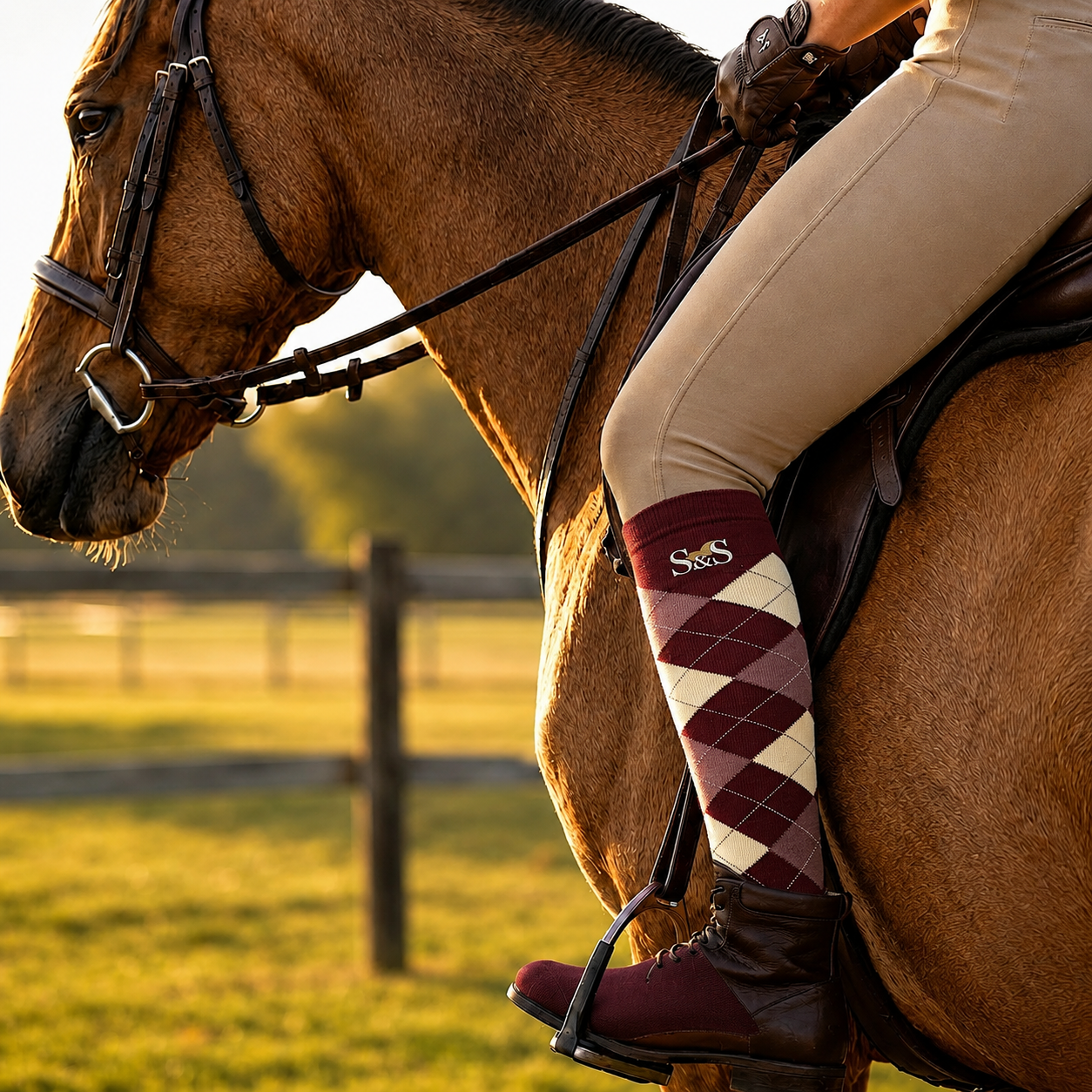 Equestrian sock