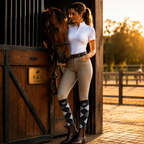 Equestrian Sock Preto