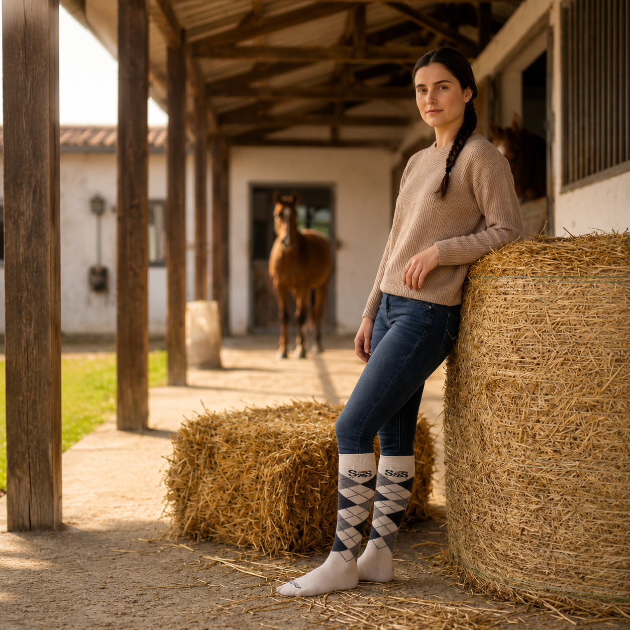 Equestrian socks