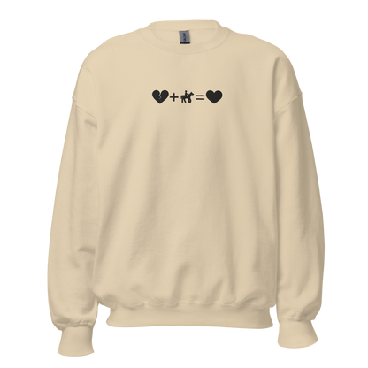 Broken Heart Embroidery Sweatshirt