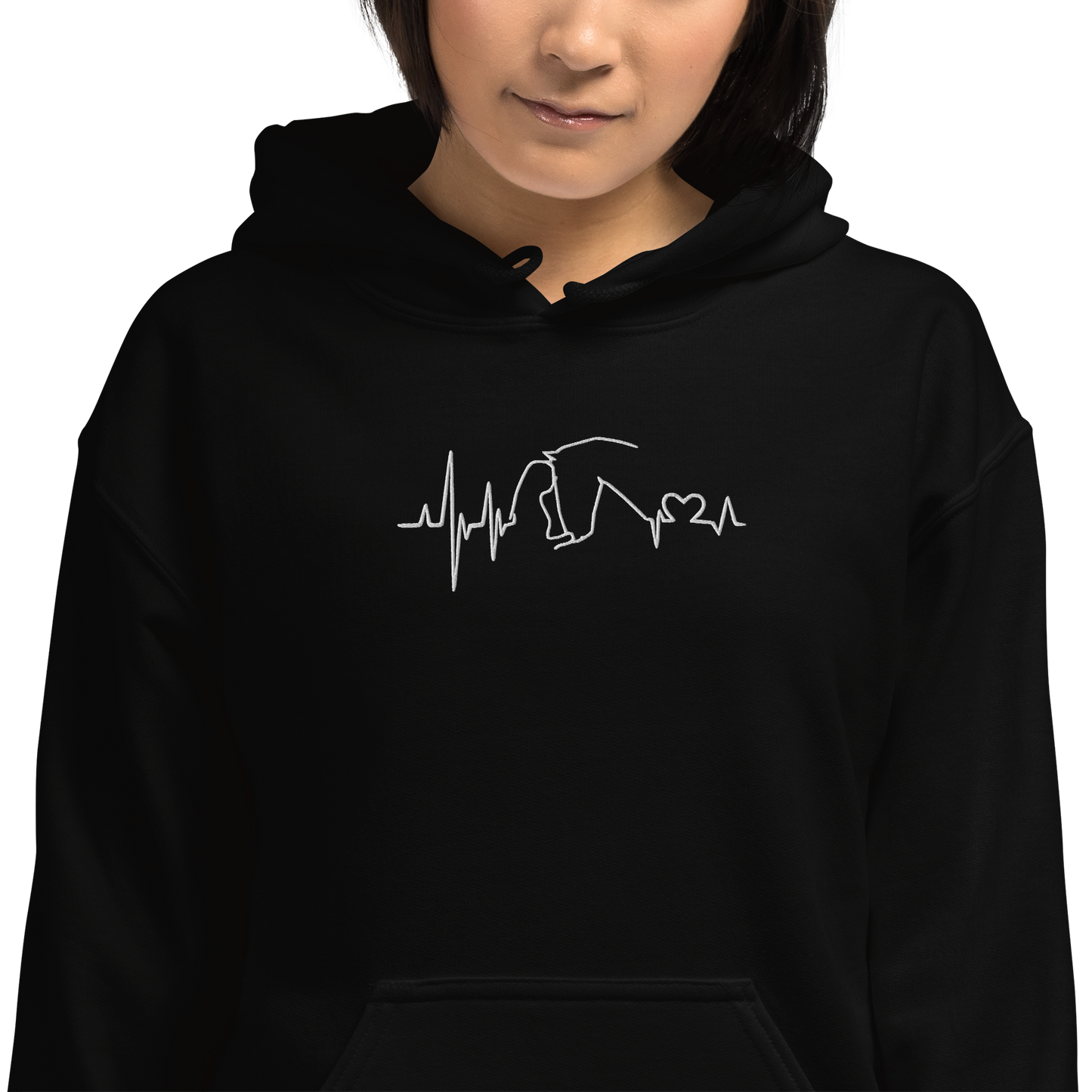 Heartbit Hoodie Black